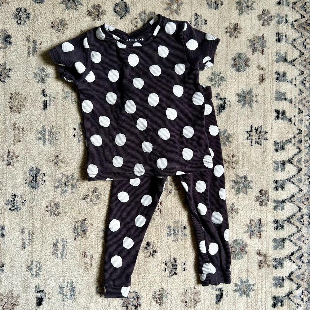 12-18 Month Polka Dot Shirt and Pant Set